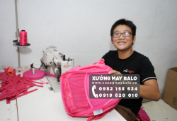 Xưởng may balo theo yêu cầu chất lượng cho khách hàng.