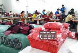 Xưởng may ba lô theo yêu cầu khách hàng tại tphcm