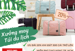 Xưởng may Túi du lịch uy tín trên toàn quốc