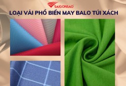 Tham khảo những chất vải quen thuộc khi may ba lô túi xách
