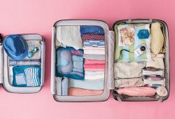 Cách xếp quần áo vào vali tiết kiệm diện tích