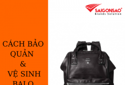 Cách bảo quản vệ sinh Balo