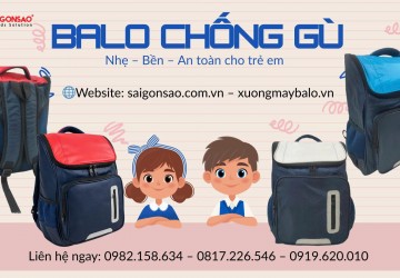 BALO CHỐNG GÙ SÀI GÒN SAO – BẢO VỆ CỘT SỐNG TRẺ MẦM NON
