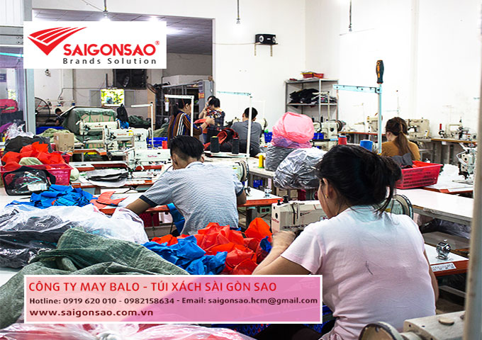 Xưởng may balo túi xách