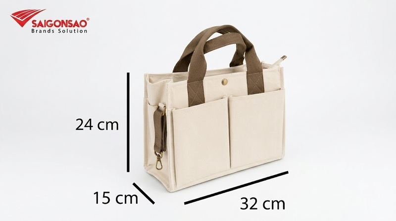 Túi tote bảo laptop canvas chất liệu chuyên dụng