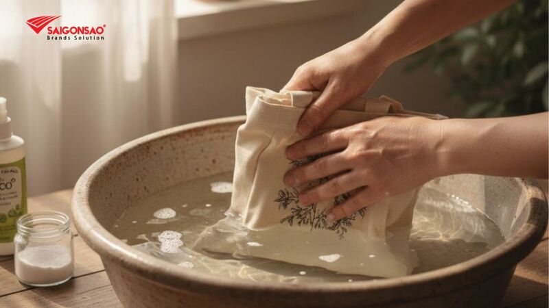 Cách giặt và bảo quản sản phẩm từ vải linen Cách giặt và bảo quản sản phẩm từ vải linen