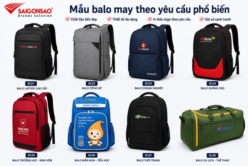 Các dòng sản phẩm may theo yêu cầu phổ biến tại Thủ Đức Các dòng sản phẩm may theo yêu cầu phổ biến tại Thủ Đức