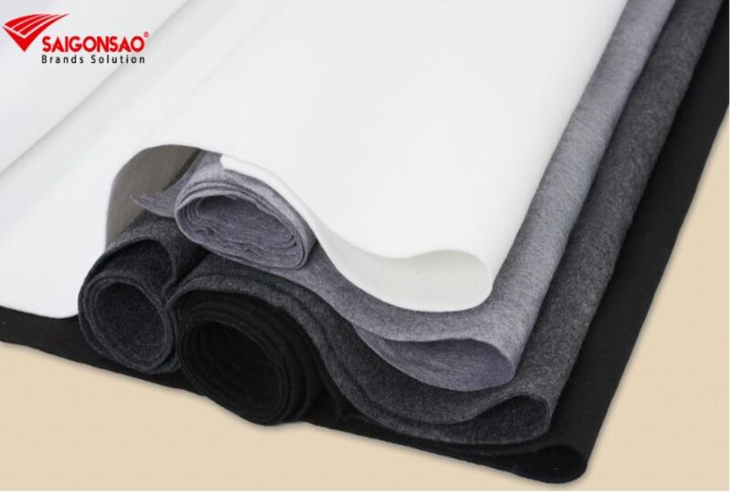 Vải không dệt xăm kim Vải không dệt xăm kim