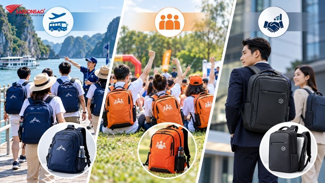 Các nhóm doanh nghiệp phù hợp với quà tặng balo du lịch Các nhóm doanh nghiệp phù hợp với quà tặng balo du lịch