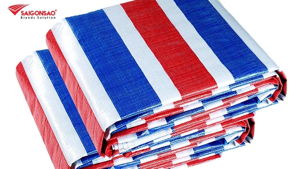 Bạt dứa loại vải dệt từ sợi nhựa PE hoặc PP Bạt dứa loại vải dệt từ sợi nhựa PE hoặc PP