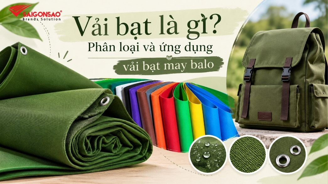 Vải bạt và các loại chất liệu dùng trong may balo